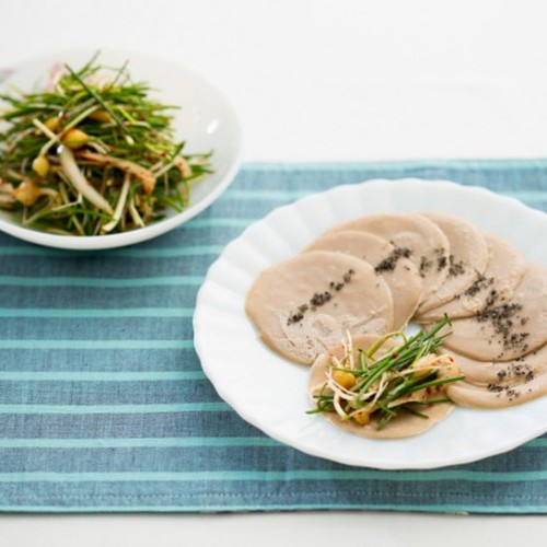 [국민야참] 향긋하고 맛있는 '달래무침과 메밀전병'