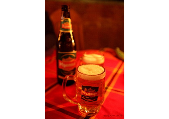 [여행하는장바구니]미얀마 볶음국수와 미얀마 맥주 그리고 버강의 선셋